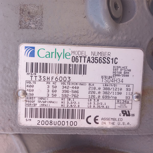 Compresor 06TTA356SS1C Carlyle